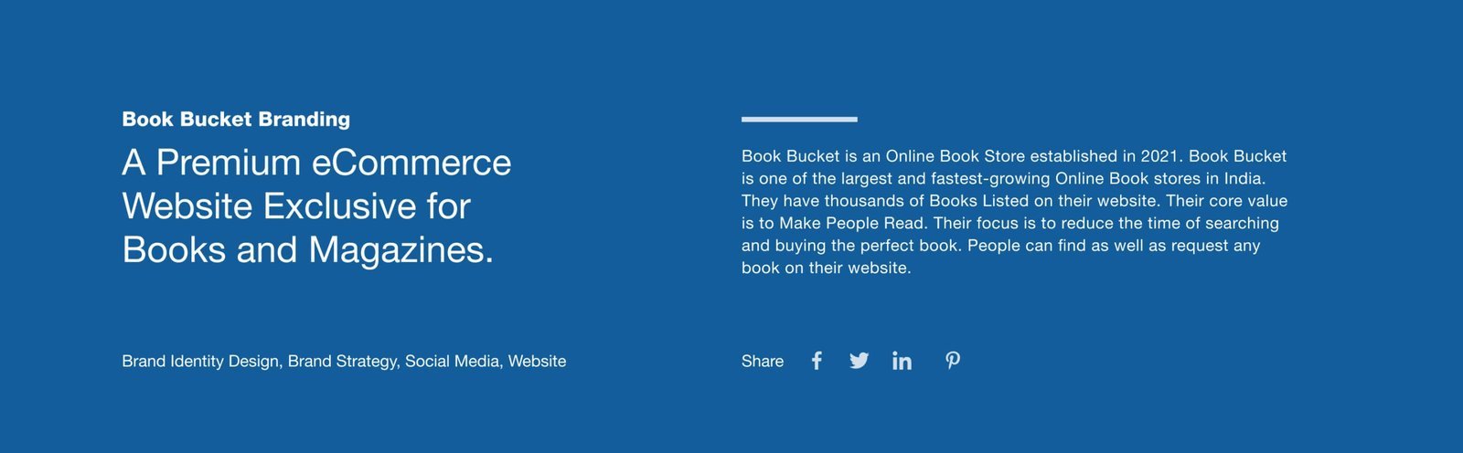 Book Bucket Branding
