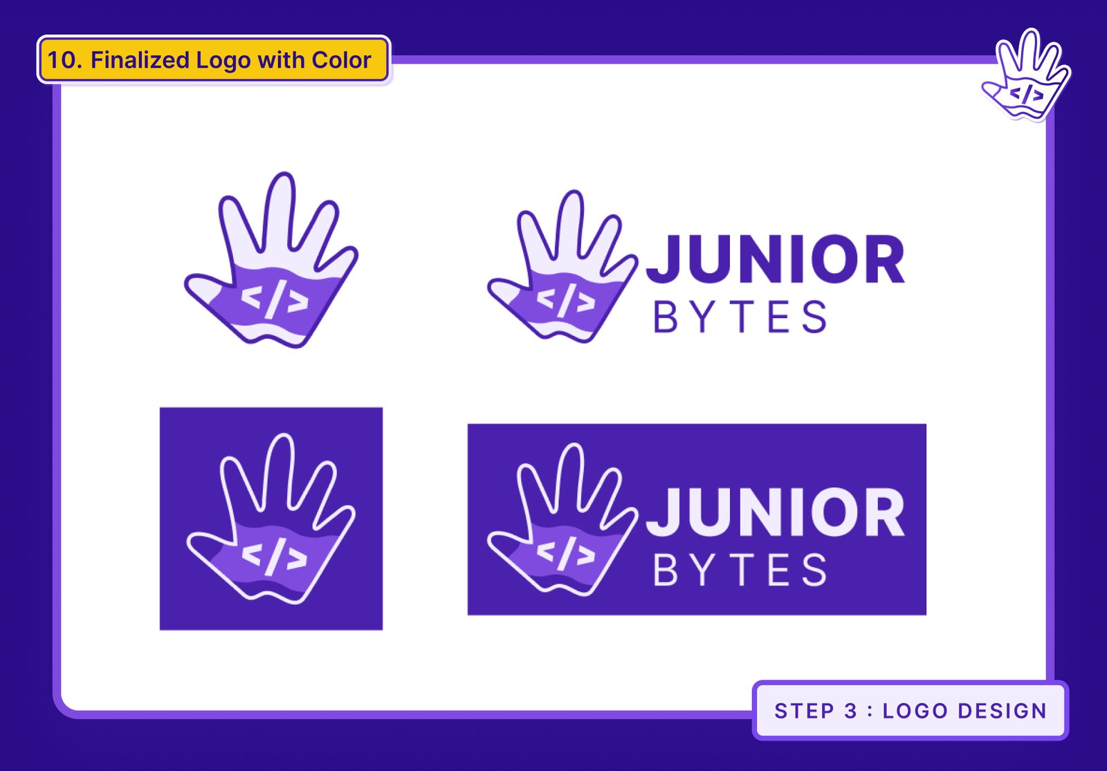 Junior Bytes - Logo Design and Branding - Creative Minds Factory - Image 13